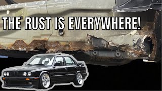 THE E30 IS FINALLY COMING BACK FROM RUST REPAIR?!