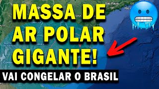 NOVA MASSA DE AR POLAR GIGANTE VAI DERRUBAR AS TEMPERATURAS NA REGIÃO SUL DO BRASIL | SANTA CATARINA