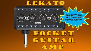 Lekato Portable Guitar Amp Demo (Smallest & Best Budget Travel Amp?)