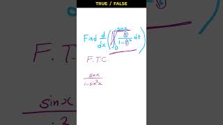 Fundamental Theorem of Calculus, Can you do it in less than 1 Min?Most of Student Can't do it at all