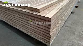 JULYBAMBU's 3 4 Inch tiger strand plywood 2440mm X 1220mm bamboo panel.