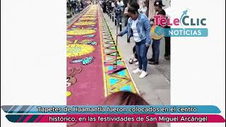 Tapetes de Huamantla se exhiben en Orizaba