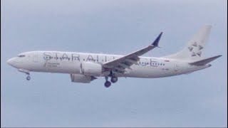 Singapore Airlines (Star Alliance Livery) B38M Landing & Departure at Mactan-Cebu [CEB/RPVM]