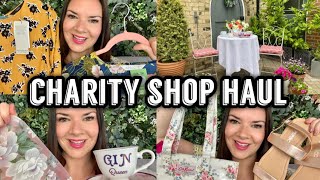 Charity Shop Haul | Thrifting | Thrift Haul | Home Decor Haul | Tea Party In The Garden Kate McCabe