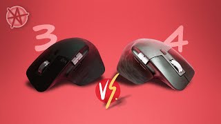 Logitech MX Master 3 vs 4 - Quick Breakdown