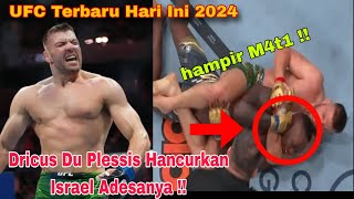 NGERI‼️Israel Adesanya Hancur di Tangan Dricus Du Plessis | Hasil UFC 305 | Berita Ufc Terbaru 2024