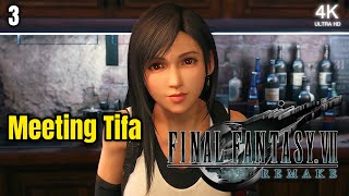 Meeting Tifa In Seven Heaven - Final Fantasy 7 Remake Walkthrough | Part 3 | 4K PS5