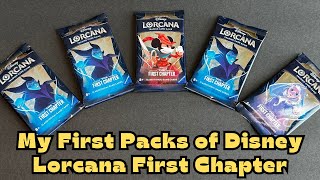 My First Packs of Disney Lorcana First Chapter