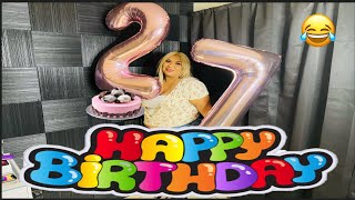 My sister Selena 27 birthday vlog hater number one