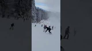 Snowboarder accident 😱😱😱#poianabrasov #shorts