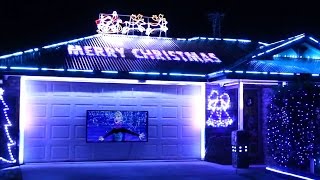 Frozen Christmas Lights 2015 - Brad's Xmas Lights