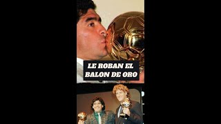 Balón de oro de maradona fue robado ⚽🤔