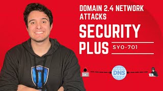 SECURITY PLUS COURSE 2024: Learn IT! 💻 Domain 2.4 Network Attacks - SY0-701 FULL COURSE