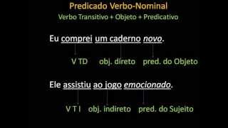 Predicado - Tipos de Predicado