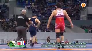 کشتی حسن سزدانی و سلیم یاشار Wrestling Hassan Yazdani Iran vs Selim Yasar Turkey