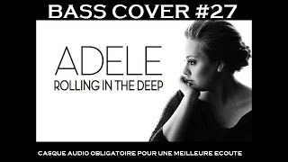 ADELE Rolling In The Deep - BASS COVER #27