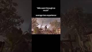 The average Lara Croft experience (Meme)