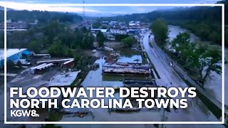 VIDEO: Hurricane Helene destruction in North Carolina floodwater ravages towns