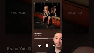 A Shorts Review of - Erase You by Mimi Webb #review #music #stream #pop #bop #summer #artist #song