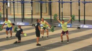 Adam Smidt 2017 Reebok Crossfit Games, Event 6 - Double Under Snatch