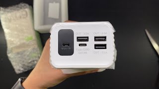 Unboxing and testing the Bavin 40000MaH power bank