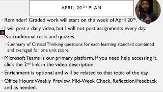 Habit #7 Flow AND April 20th Update