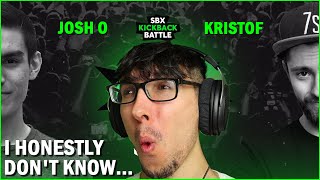 Very very Entertaining! | JOSH O Vs KRISTOF | SBX Kickback Loopstation Battle SEMIFINAL 2