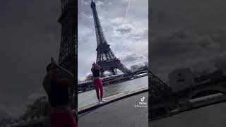 Surya Namaskar in front of Eiffel Tower ❤️