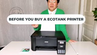 Before you buy a EcoTank printer | #printer #espon #ecotank