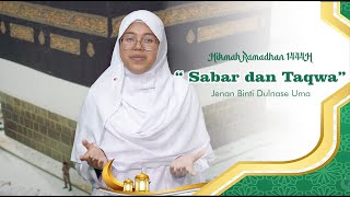 Sabar dan Taqwa || Jenan Binti Dulnase Uma