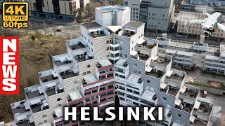 Discover The Vibrant And Coastal Charm Of Pikku Huopalahti, Helsinki | Stunning Drone Footage In 4k