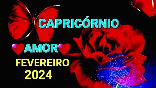 CAPRICÓRNIO♥️ AMOR para o mês de FEVEREIRO de 2024