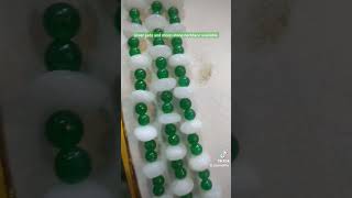 very fancy green jade & moon stone lady's necklace #jewellery #jade .. WhatsApp+92300905454