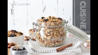 GRANOLA NASIL YAPILIR? SAĞLIKLI, LEZZETLİ VE PRATİK  KAHVALTILIK GEVREK