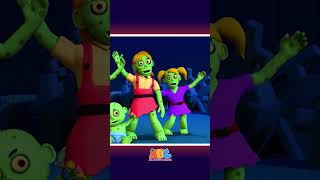 🧟‍♂️Verrückte Zombie-Familie Tanzt🕺#shorts #halloween #fingerfamily #kidssongs