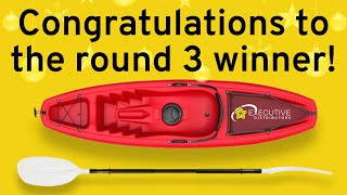 Winner 3 Kayak Giveaway