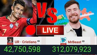 🔴LIVE MrBeast vs Your Cristiano Subscriber cross 42 million | your cristiano youtube channel live