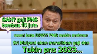 resmi kata DPR? PNS makin makmur Sri Mulyani akan menaikkan gaji dan Tukin PNS 2023...