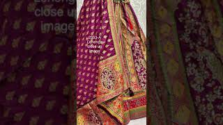 Full Flaired Banarsi Weaving Lehenga choli