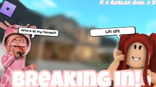 Breaking into Bloxburg houses!! || (Roblox)