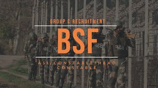 BSF Group C Recruitment 2021 | BSF Group C Vacancy 2021