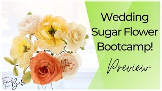 Wedding Sugar Flower Bootcamp Class! ⎸ How to Make Sugar Flowers ⎸ #shorts #youtubeshorts