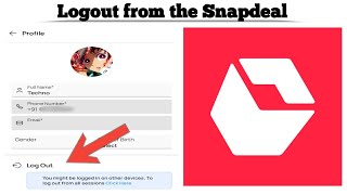 How to Logout from the Snapdeal App | Simple Step-by-Step Guide