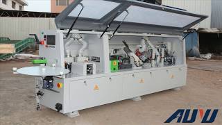 Edge Banding Machine AUYU MFB3400SY with Pre-milling, Diamond Cutter. Enchapadora de Cantos