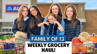 Weekly Grocery Haul | Feeding 11 Kids and A Fall Recipe