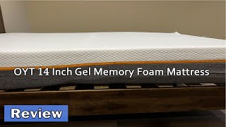 Review OYT 14 Inch Gel Memory Foam Mattress