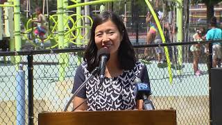 Edna Bynoe Playground Ribbon Cutting