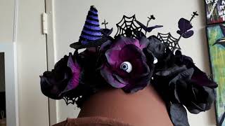 DIY DAY OF THE DEAD HEADBAND