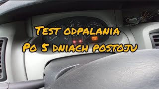 #24 Opel Vivaro - Próba odpalania po długim postoju.