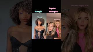 #pov popular mean girls try talk to  new girl first time infront of  #shortvideo #shorts #short